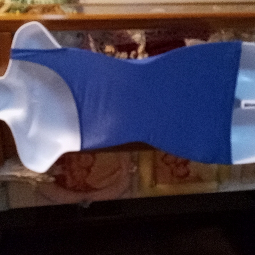 Beautiful, Deep Blue, One Shoulder, Top with Ruching on Sides 💙 - Picture 5 of 7